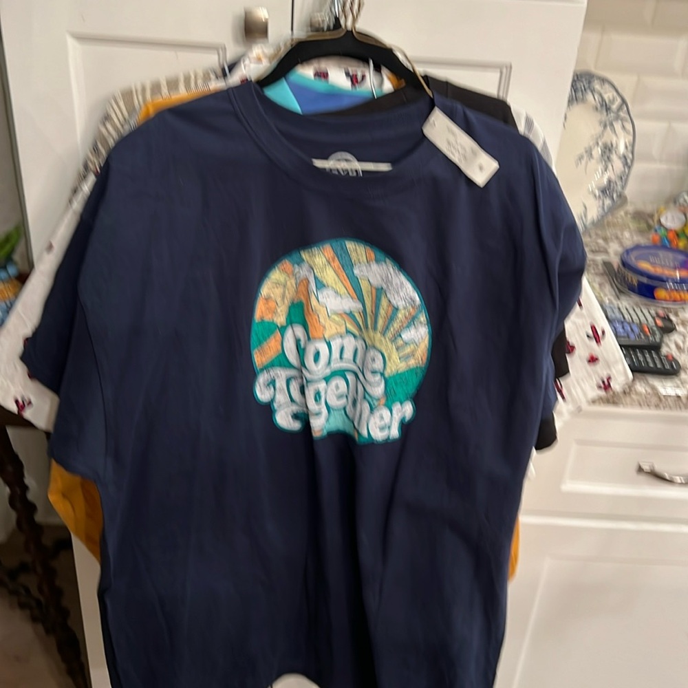 2XL 50/52 Navy Come together short sleeve tee shirt AG18503 DOM